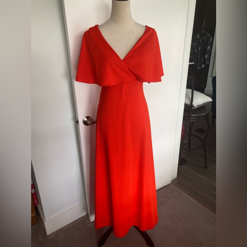 Vintage Edith Flagg ‘60’s red formal gown or cocktail dress